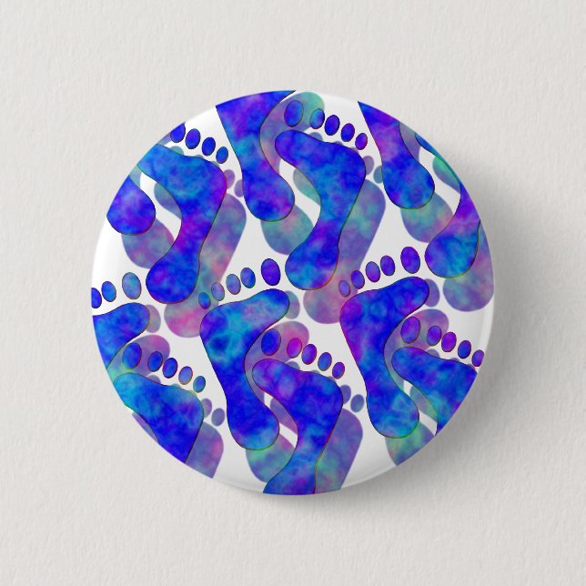Cold Feet 6 Cm Round Badge (Front)