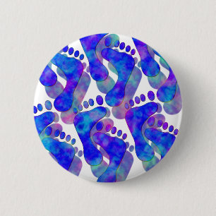 Cold Feet 6 Cm Round Badge
