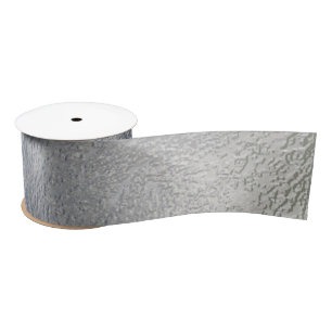 Cold Frosted Grey Ribbon Satin Ribbon
