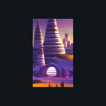 Cold Fusion Dreamer Canvas Print<br><div class="desc">Cold Fusion Dreamer.  2024,  Ken Gage.  Digital art: pop surrealism.</div>