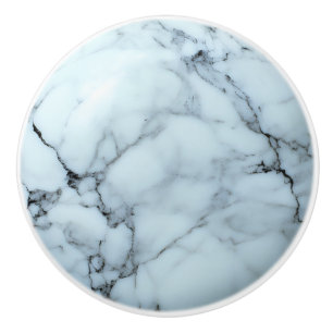 Cold Grey Marble Pattern Ceramic Knob