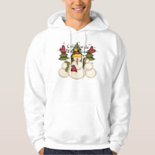 Cold Hands Warm Heart Snowman Hooded Sweatshirt