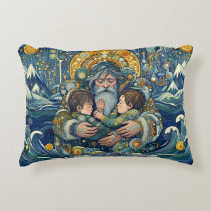 "Cold Night, Strong Arms" Accent Pillow