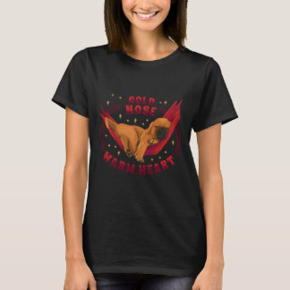 Cold Nose Warm Heart English Mastiff Lover T-Shirt