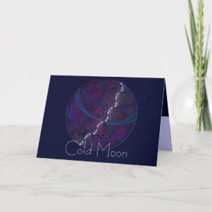 Cold Oak Moon Holiday Card