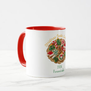 Cold Platter Decorated Christmas Cookies Mug