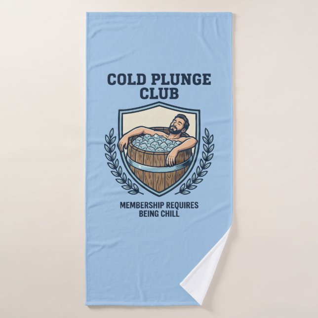 Cold Plunge Club Bath Towel (Bath Towel)