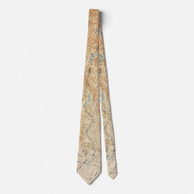 Cold River Area, Duck Hole in Adirondack Mountains Tie (Front)