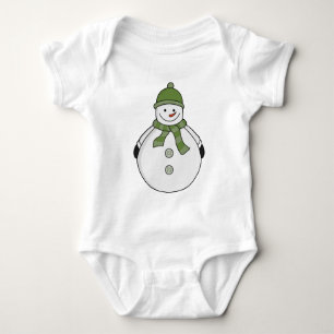 Cold snowman baby bodysuit