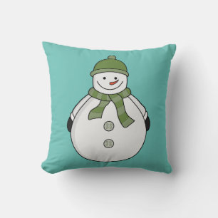 Cold snowman cushion
