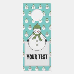 Cold snowman door hanger