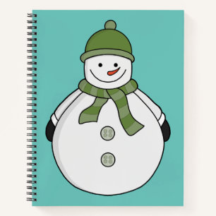 Cold snowman notebook