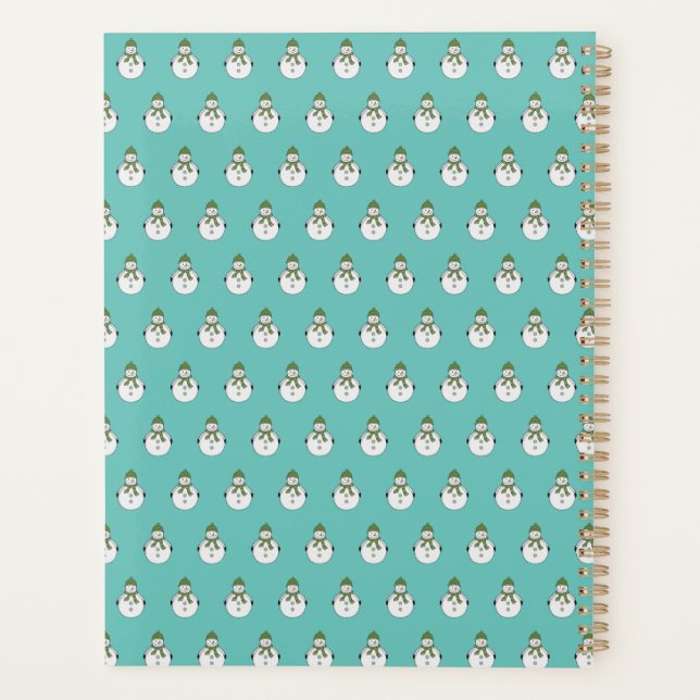 Cold snowman planner (Back)