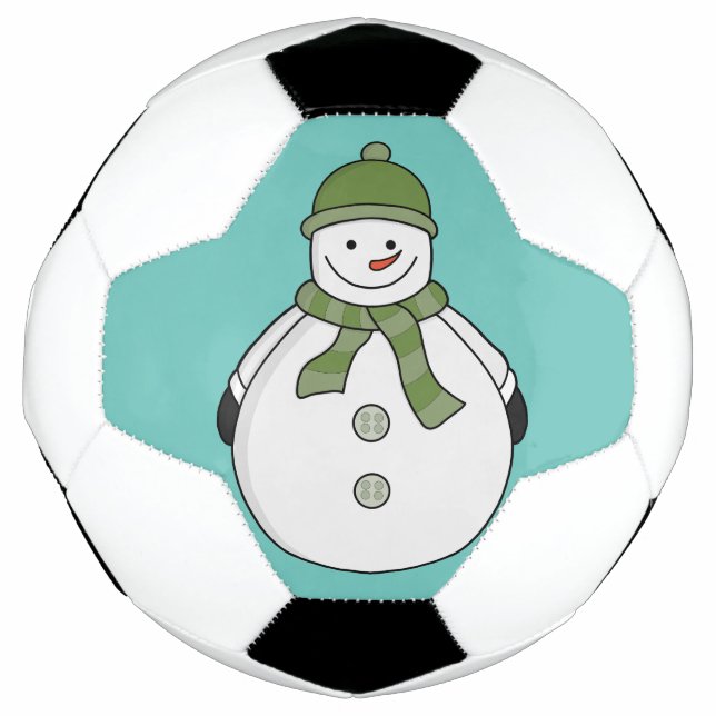 Cold snowman soccer ball (Front)