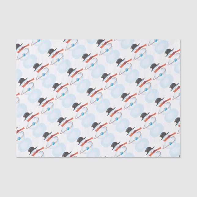 Cold Snowman Tissue Paper (Front)