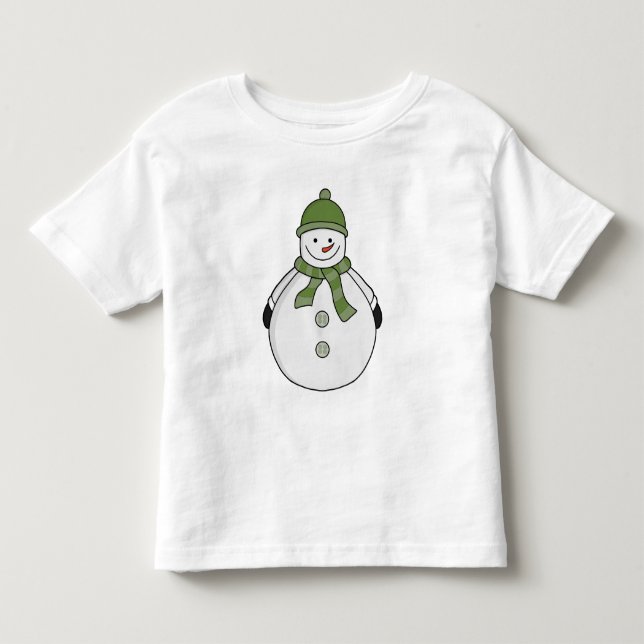 Cold snowman toddler T-Shirt (Front)