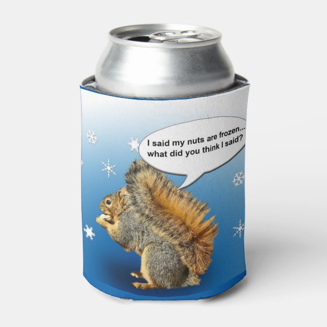 COLD SQUIRREL CAN COOLER (Can Front)