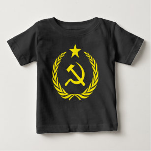 Cold War Communist Flag Baby Fine Jersey T-Shirt