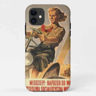 Cold war era Polish Propaganda Case-Mate iPhone Case
