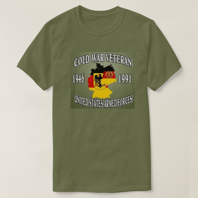 cold war veteran t-shirt (Design Front)