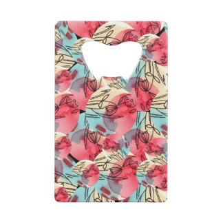 Cold Warm Watercolor Floral Geometric