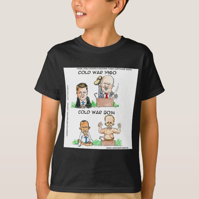 Cold Wars of 1960 And 2014 Funny T-Shirt (Front)