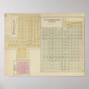Cold Water, Protection, Avilla, Kansas Poster