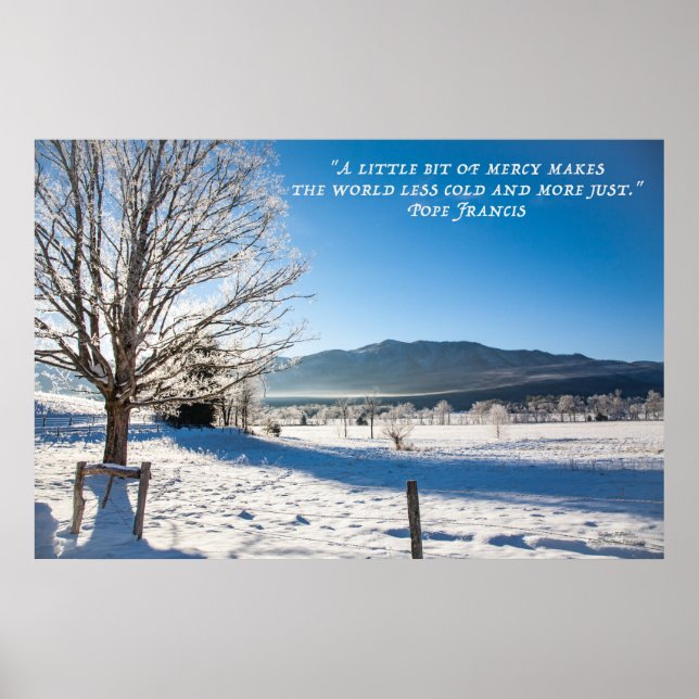 Cold Winter Day and Mercy Poster (Front)