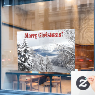 Cold Winter Forest Photography with Snow Flakes