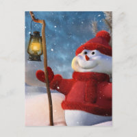 Cold Winter Snowman