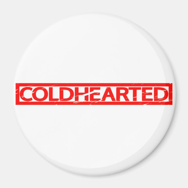Coldhearted Stamp Magnet (Front)