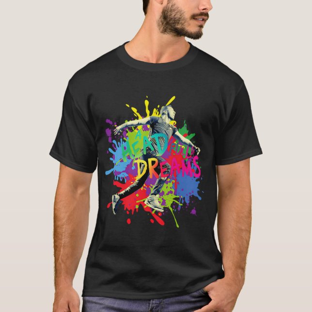 Coldplay Splash Colourful T-Shirt (Front)
