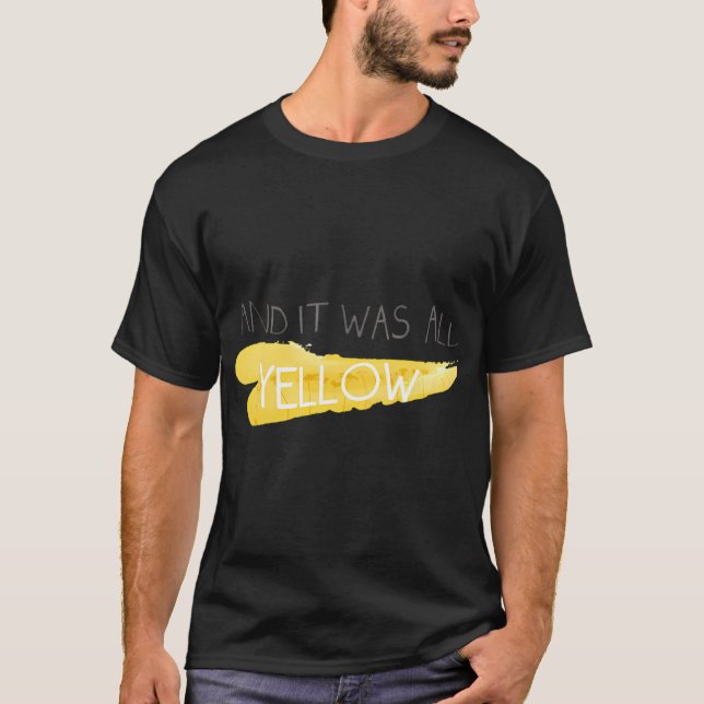Coldplay Yellow T-Shirt (Front)