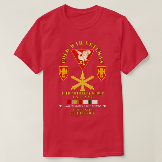 ColdVet 46th Artillery Group Fort Sill OK Missle B T-Shirt (Design Front)