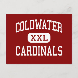 Coldwater - Cardinals - High - Coldwater Michigan Postcard