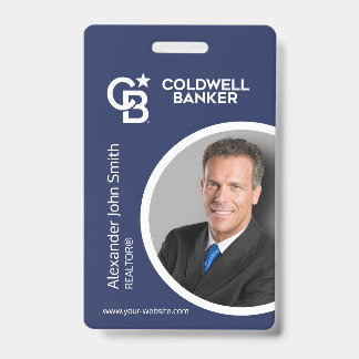Coldwell Banker ID Card Blue Badge