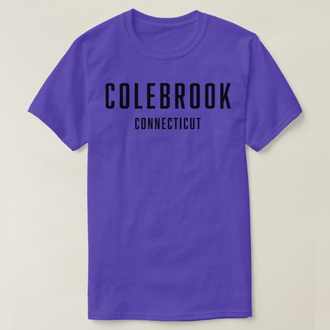 Colebrook Connecticut TShirt (Design Front)