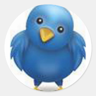 Coleção Twitter Classic Round Sticker