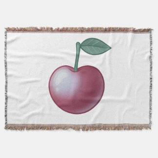 🍒 Colección: Sweet Cherry Classic – Timeless Eleg Throw Blanket