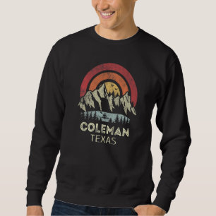 Coleman Texas Mountain Sunset Sunrise Kayaking   Sweatshirt