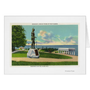Coles Hill View of the Massasoit Statue
