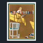 Coles Phillips Art Deco " Fade Away Girl " 12 x 16 Poster<br><div class="desc">Another "Fade Away Girl" Art  Deco Print . Also available in 16 x20</div>