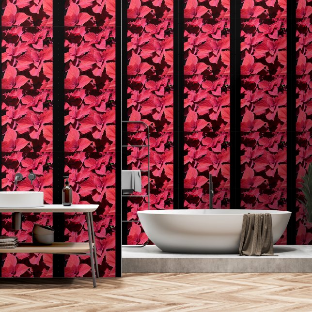 Coleus Close-up  Wallpaper (Bathroom)