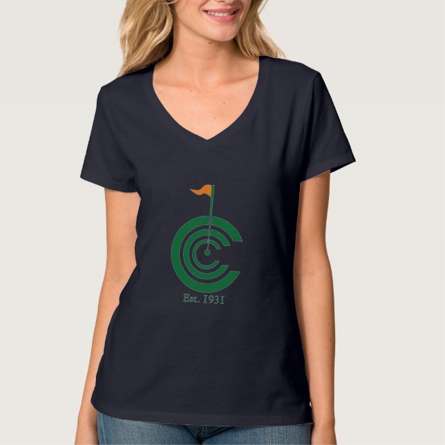 Colfax Country Club Women's V-Neck T-Shirt (Front)