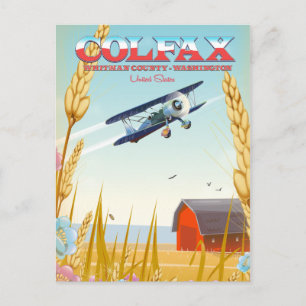 Colfax Whitman County, Washington, United States Postcard