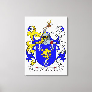 Colgan Coat of Arms Canvas Print