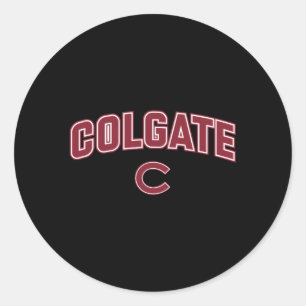 Colgate Raiders Arch Over Classic Round Sticker