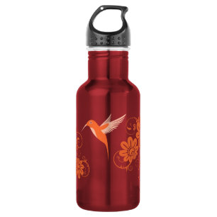 Colibri and Flowers 532 Ml Water Bottle
