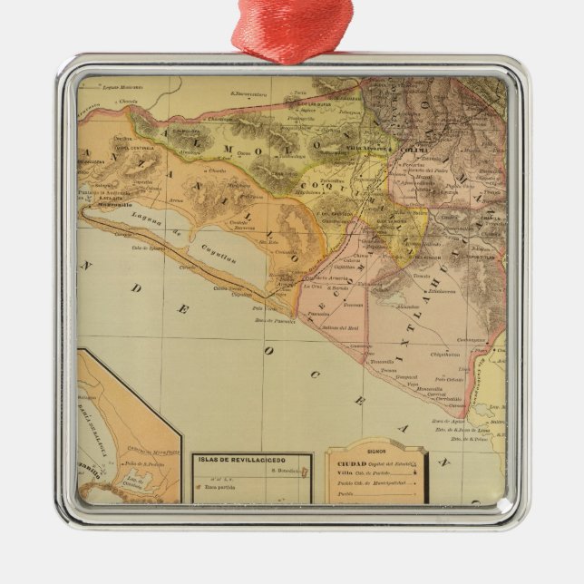 Colima Metal Tree Decoration (Front)
