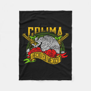 Colima México Souvenir Hispanic Heritage Month Mex Fleece Blanket